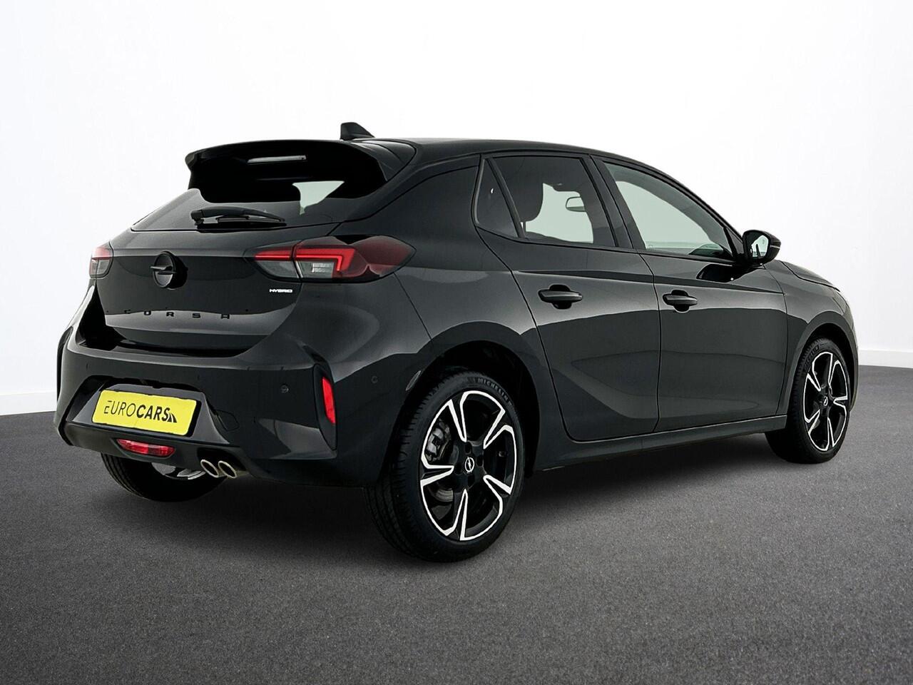 Opel CORSA 1.2 Turbo 136pk Hybrid GS Auto. Navigatie Apple Carplay/ Android Auto Camera Parkeersensoren Cruise Control Stoel- en stuurverwarming Airco Lichtmetalen velgen Getinte ramen