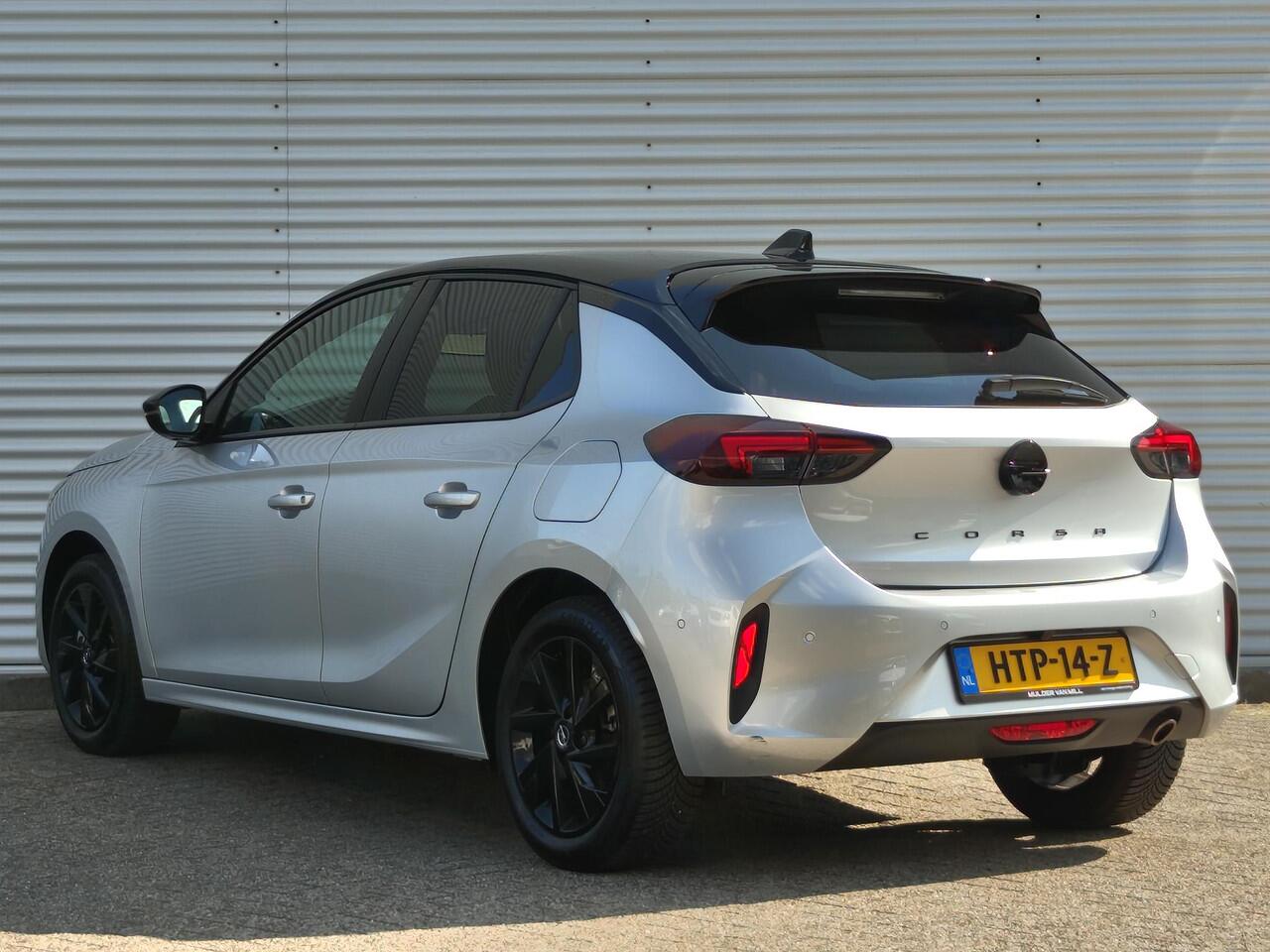 Opel CORSA GS 1.2 Turbo 100pk | LED MATRIX | BLACK PACK | STOEL- EN STUURVERW. | CAMERA | NAVI | ALL SEASON BANDEN | CLIMA |