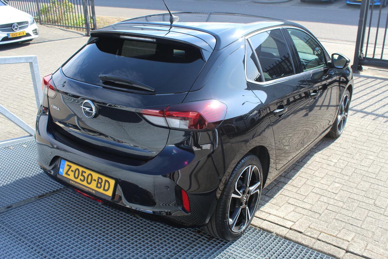 Opel CORSA 1.2 GS Line Panoramadak/Virtual cockpit/Apple carplay/Achteruitrijcamera/Parkeersensoren rondom/Stoelverwarming/Stuurverwarming/Dodehoek detectie/Climate control/17'' Lichtmetalen velgen.