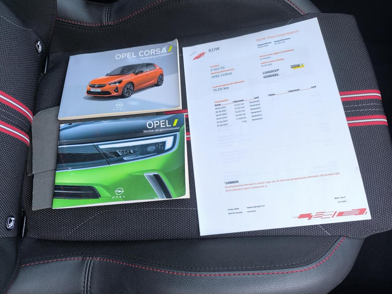 Opel CORSA 1.2 GS Line Turbo 100PK Dab+ Carplay Two tone lak, zwarte hemel,cruise control,enz