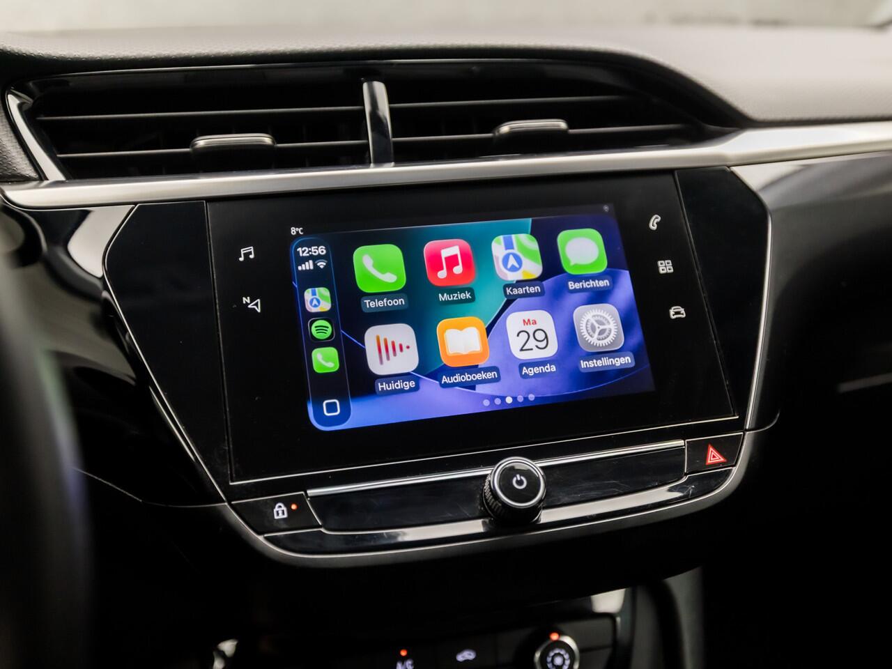 Opel CORSA 1.2 Elegance (APPLE CARPLAY, GROOT NAVI, LEDER, LM VELGEN, SPORTSTOELEN, LED KOPLAMPEN, CRUISE, LANE ASSIST, NIEUWSTAAT)