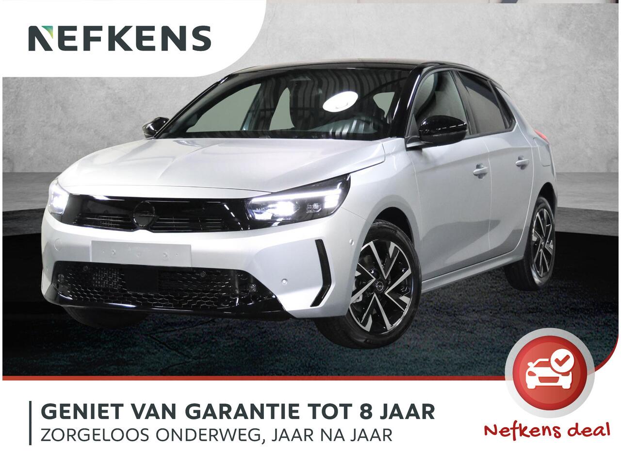 Opel CORSA 1.2 Turbo Hybrid GS | Incl. ¤5.224,- Korting! | AppleCarPlay/AndroidAuto | ClimateControl | Navigatie | CruiseControl | Keyless | Stoel/Stuur verwarming | Dodehoek Detectie | Matrix LED koplampen |