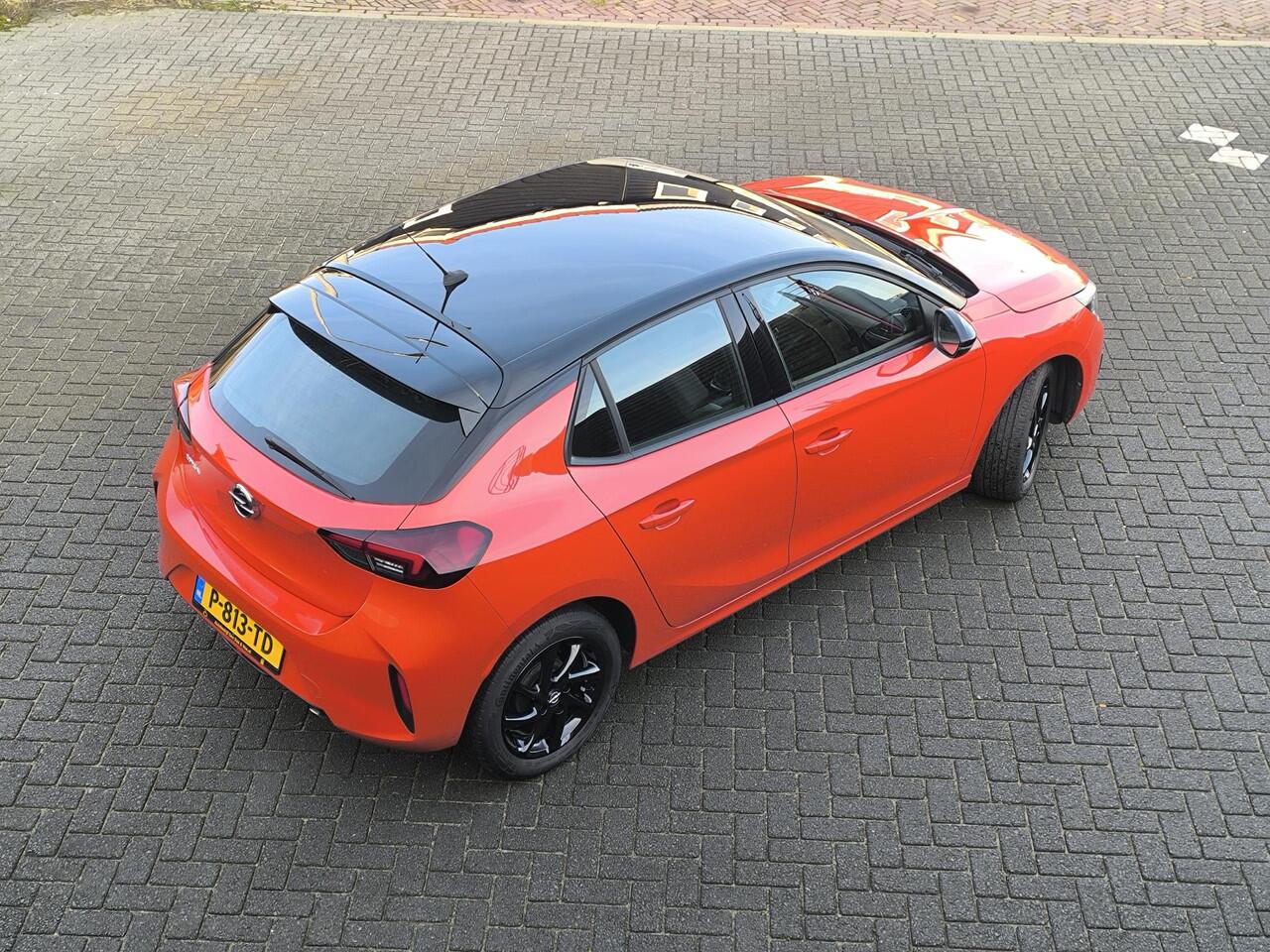 Opel CORSA 1.2 GS Line Turbo 100PK Dab+ Carplay Two tone lak, zwarte hemel,cruise control,enz