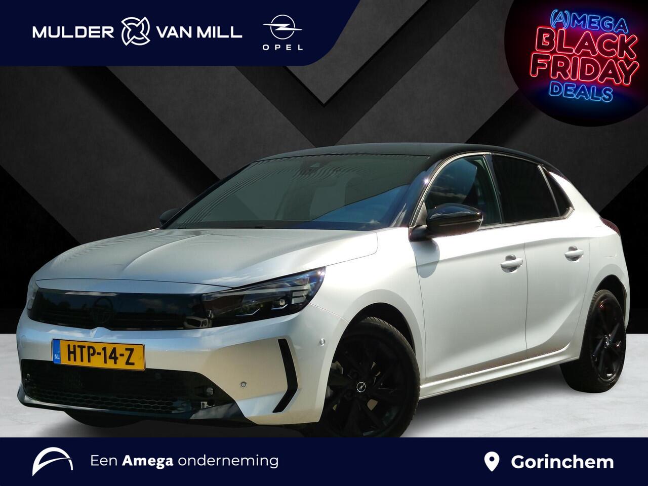 Opel CORSA GS 1.2 Turbo 100pk | LED MATRIX | BLACK PACK | STOEL- EN STUURVERW. | CAMERA | NAVI | ALL SEASON BANDEN | CLIMA |