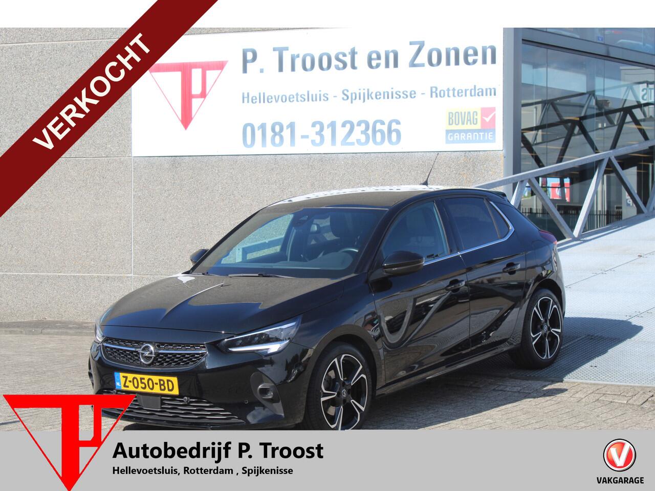 Opel CORSA 1.2 GS Line Panoramadak/Virtual cockpit/Apple carplay/Achteruitrijcamera/Parkeersensoren rondom/Stoelverwarming/Stuurverwarming/Dodehoek detectie/Climate control/17'' Lichtmetalen velgen.