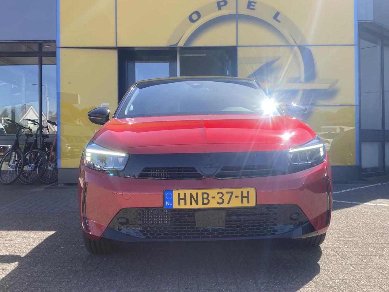 Opel CORSA 1.2 Turbo 110pk Hybrid Automaat Yes | Navi via Apple Carplay / Android Auto | Cruise control | LED koplampen | Parkeersensoren | Sportstoelen | Stoel- en Stuurverwarming | Zwart dak