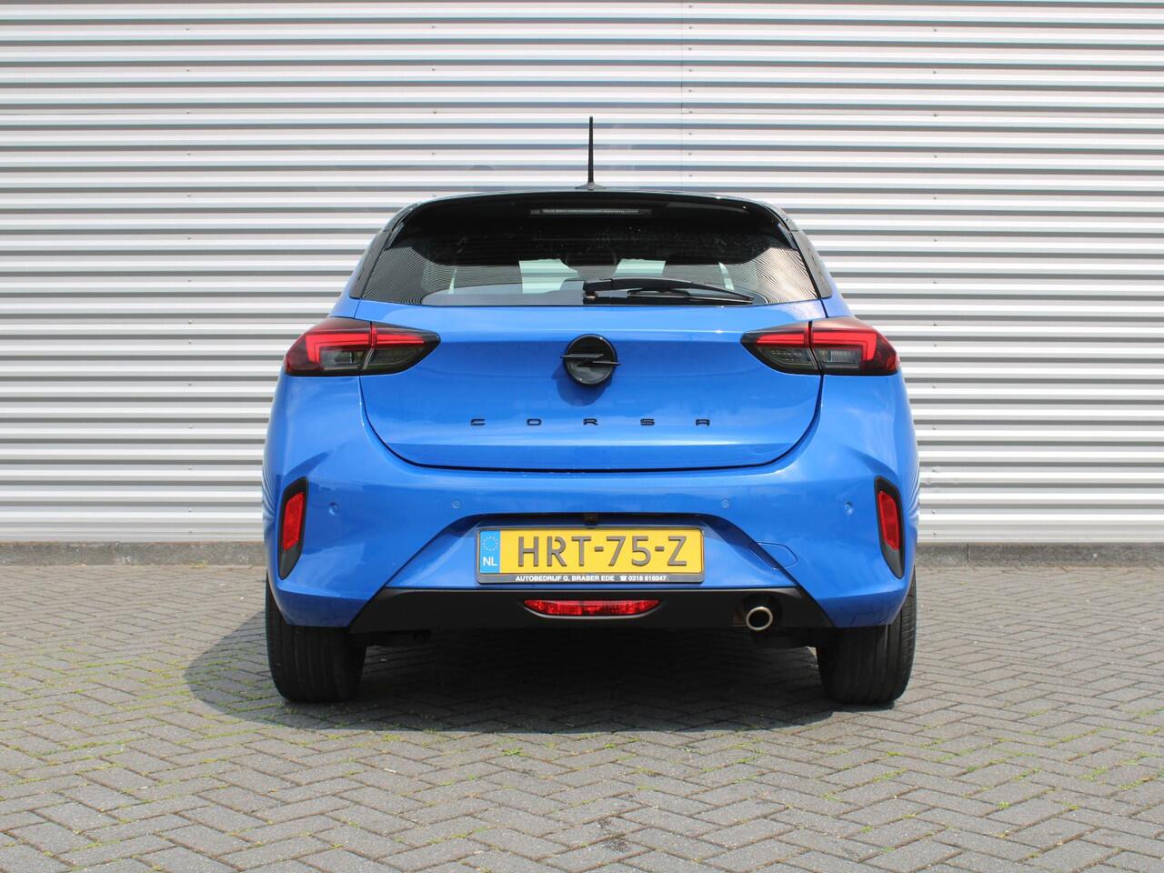 Opel CORSA 1.2 Turbo GS | Camera | Cruise | Parkeersensoren v+a | Dodehoeksensor | Apple Carplay/Android Auto | LED | 16" LM | Airco |