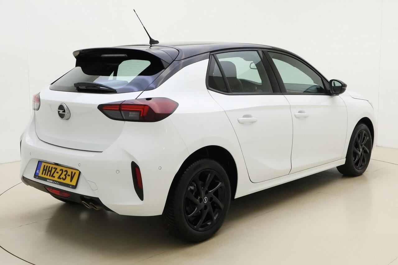 Opel CORSA 1.2 Turbo 130pk Automaat GS | Achteruitrijcamera | Parkeersensoren V+A | Cruise & Climate control | Apple Carplay / Android Auto | Lichtmetalen velgen | Zwart dak
