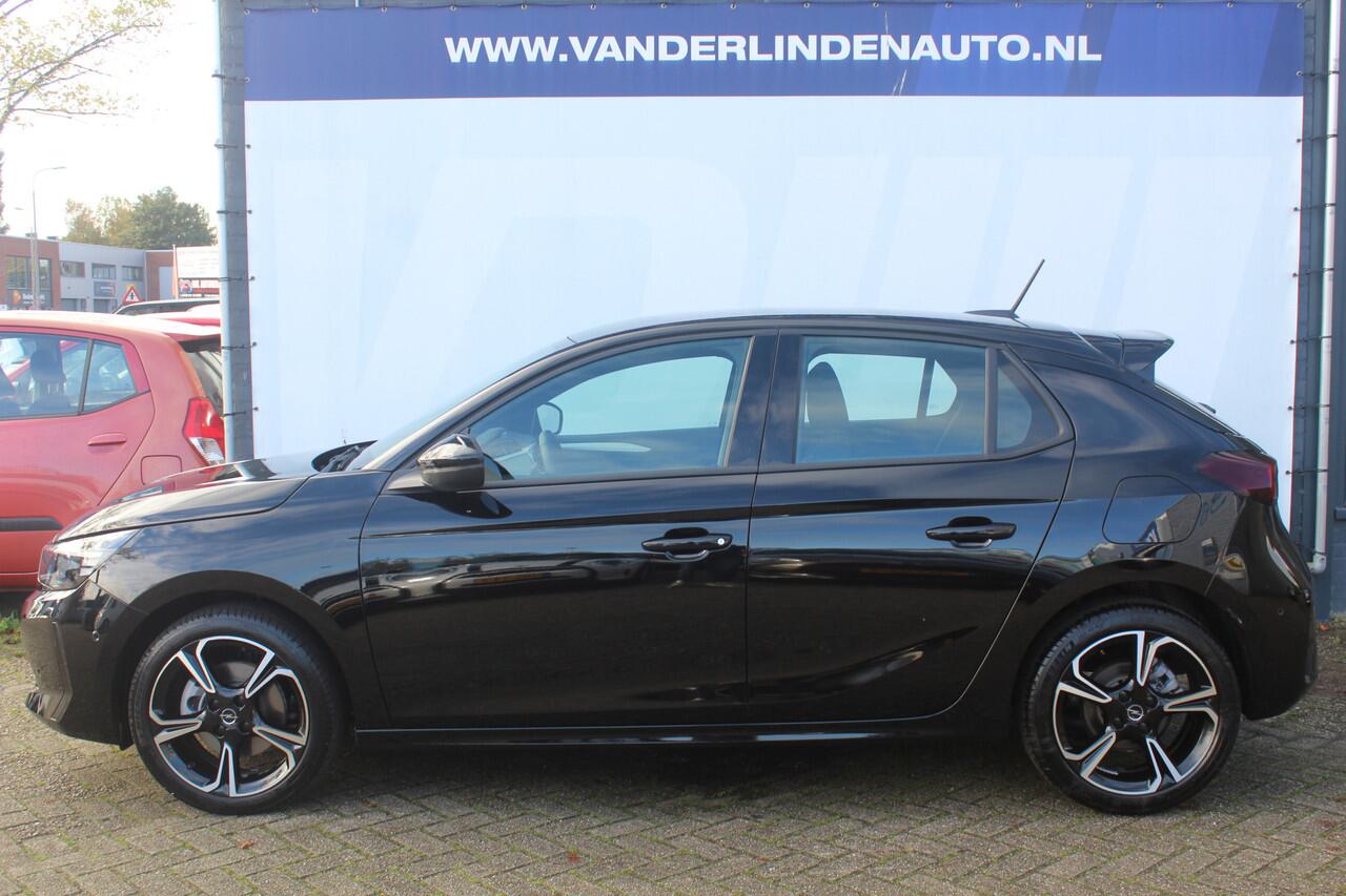 Opel CORSA 1.2 Turbo Hybrid GS Dodehoek detectie l Apple carplay / Android auto l Parkeercamera achter l Parkeersensoren voor en achter l Lane assist l VDL auto