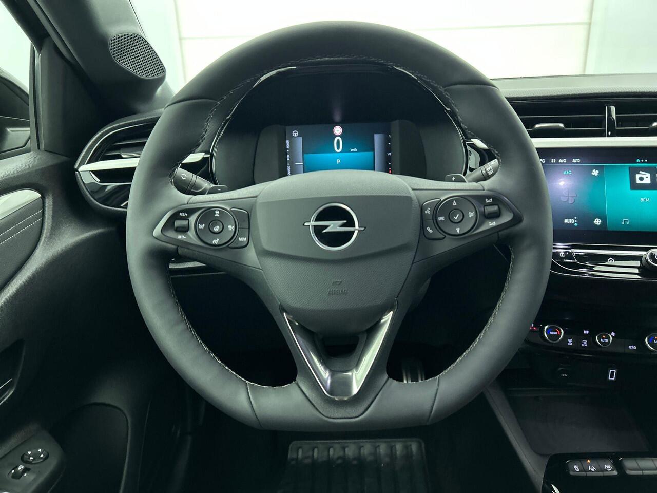 Opel CORSA 1.2 Turbo 136pk Hybrid GS Auto. Navigatie Apple Carplay/ Android Auto Camera Parkeersensoren Cruise Control Stoel- en stuurverwarming Airco Lichtmetalen velgen Getinte ramen