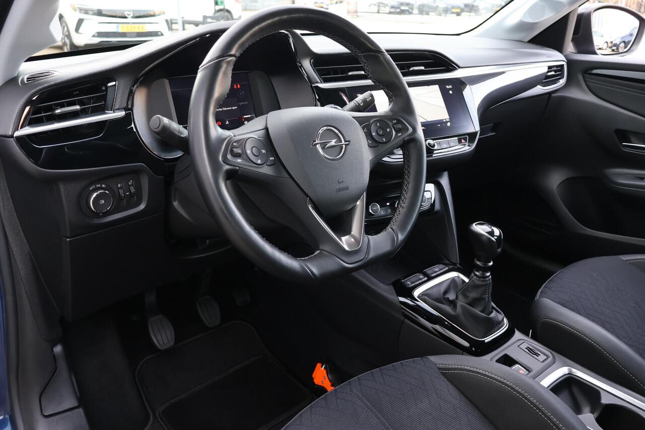Opel CORSA 1.2 Elegance 1e Eigenaar | NL-Auto | Volledig Onderh | BTW | Navi | Sfeer | Carplay | Bots | Cruise | DAB | Full Led | Verkeersbord detectie | PDC Achter