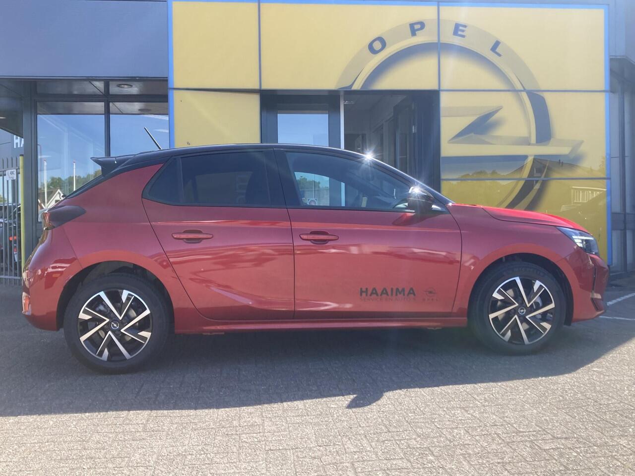 Opel CORSA 1.2 Turbo 110pk Hybrid Automaat Yes | Navi via Apple Carplay / Android Auto | Cruise control | LED koplampen | Parkeersensoren | Sportstoelen | Stoel- en Stuurverwarming | Zwart dak