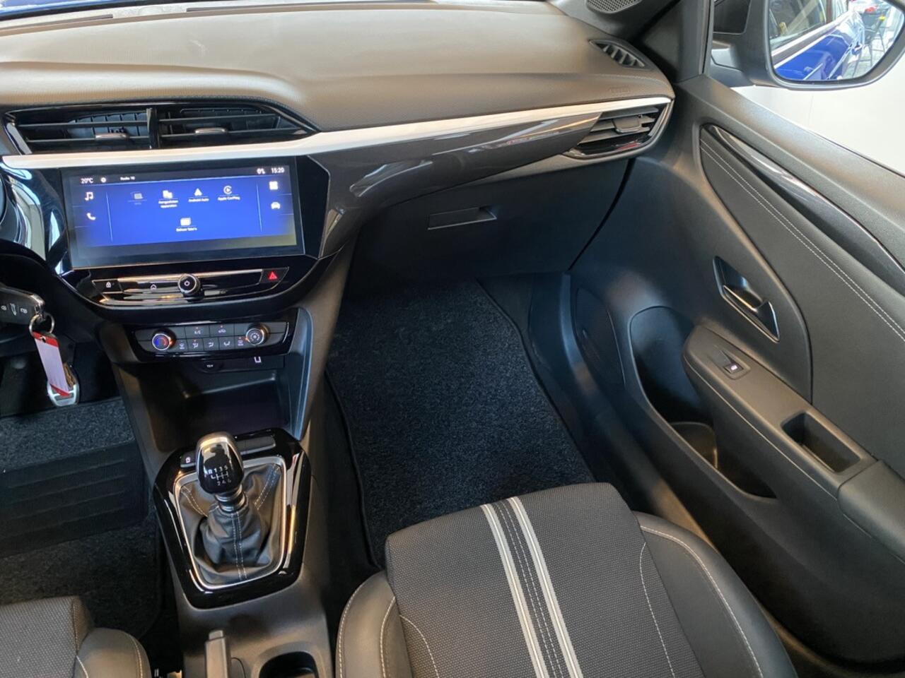 Opel CORSA 1.2 Turbo GS,Apple Carplay Android/Auto,Achteruitrijcamera,Airco,Cruisecontrol,V&A Sensoren,Park Pilot,Bleutooth met Spraakbediening,Two Tone Lak,16 Inch Lmv