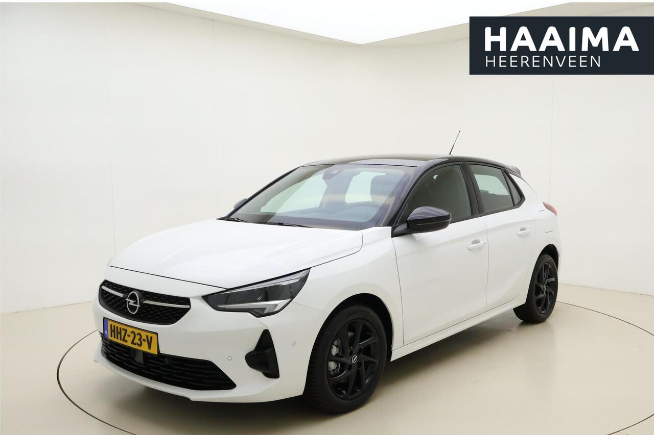 Opel CORSA 1.2 Turbo 130pk Automaat GS | Achteruitrijcamera | Parkeersensoren V+A | Cruise & Climate control | Apple Carplay / Android Auto | Lichtmetalen velgen | Zwart dak