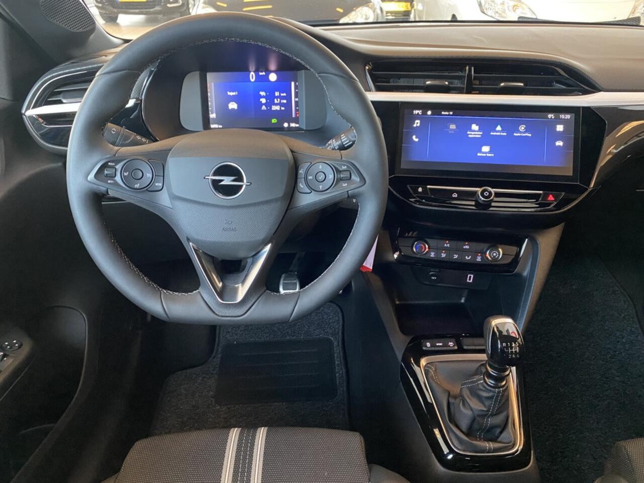 Opel CORSA 1.2 Turbo GS,Apple Carplay Android/Auto,Achteruitrijcamera,Airco,Cruisecontrol,V&A Sensoren,Park Pilot,Bleutooth met Spraakbediening,Two Tone Lak,16 Inch Lmv