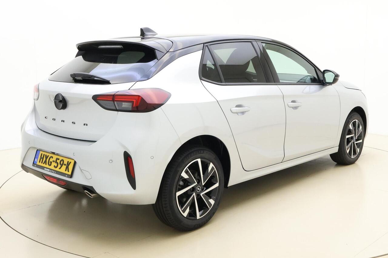 Opel CORSA 1.2 Turbo 100pk GS | Navigatie | Climate control | Stoel & stuurverwarming | Camera | Lichtmetalen velgen | Extra getint glas | Zwart dak