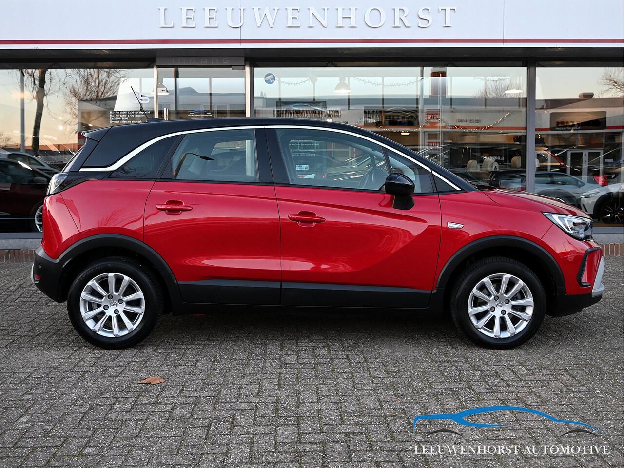 Opel Crossland 1.2 Turbo Elegance automaat, camera, clima, cruise, half leer, stoelverwarming, Apple Carplay