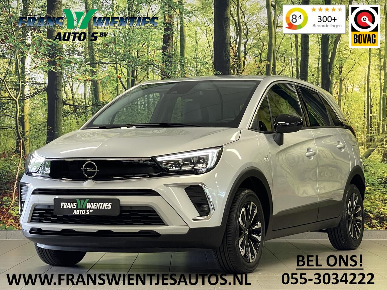 Opel Crossland 1.2 Turbo Elegance | Achteruitrijcamera | Cruise Control | Navigatie | Apple Carplay/Android Auto | Stuurverwarming | Stoelverwarming | Airconditioning |