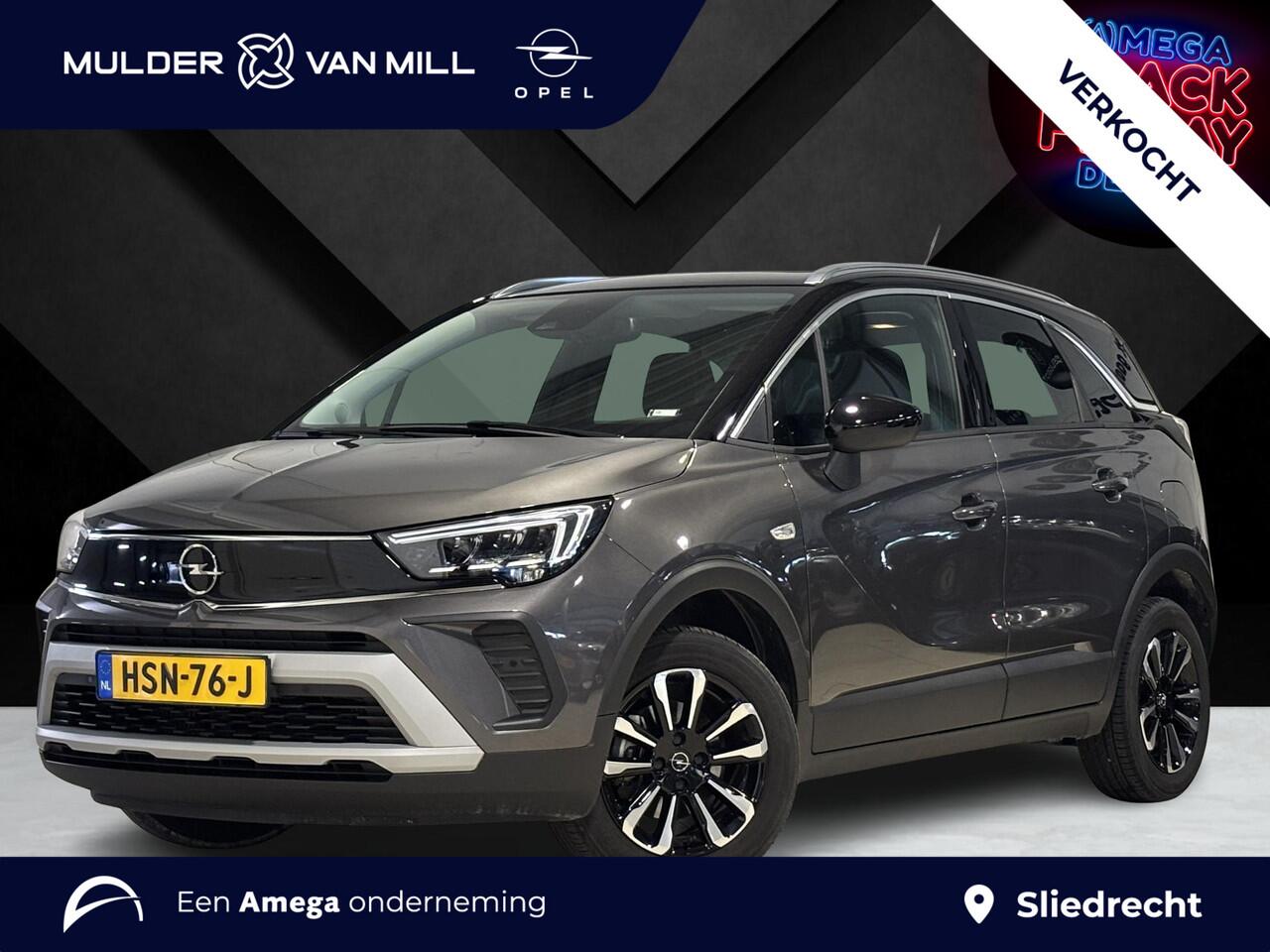 Opel Crossland Elegance 1.2 Turbo 110pk | PANODAK | 180° CAMERA | NAVI PRO | DODEHOEKBEW. | ISOFIX | PARKEERSENSOREN | FULL LED | HOGE INSTAP |