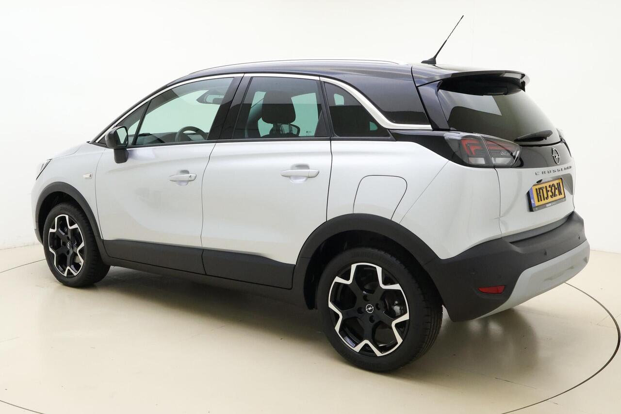 Opel Crossland 1.2 Turbo Ultimate | Alcantara bekleding | Led verlichting | Navigatie | Grijs met. met zwart dak | Keyless entry |