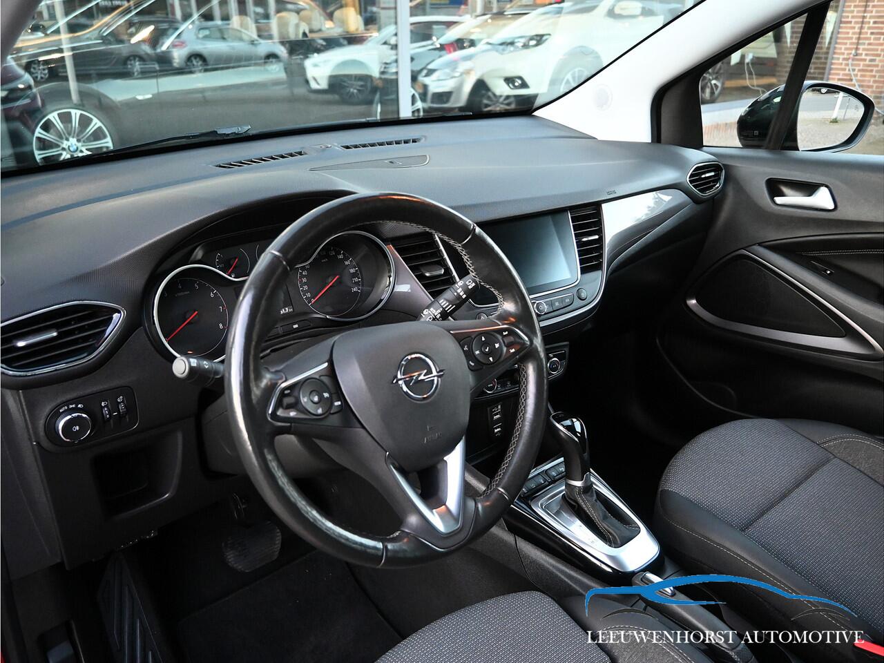 Opel Crossland 1.2 Turbo Elegance automaat, camera, clima, cruise, half leer, stoelverwarming, Apple Carplay
