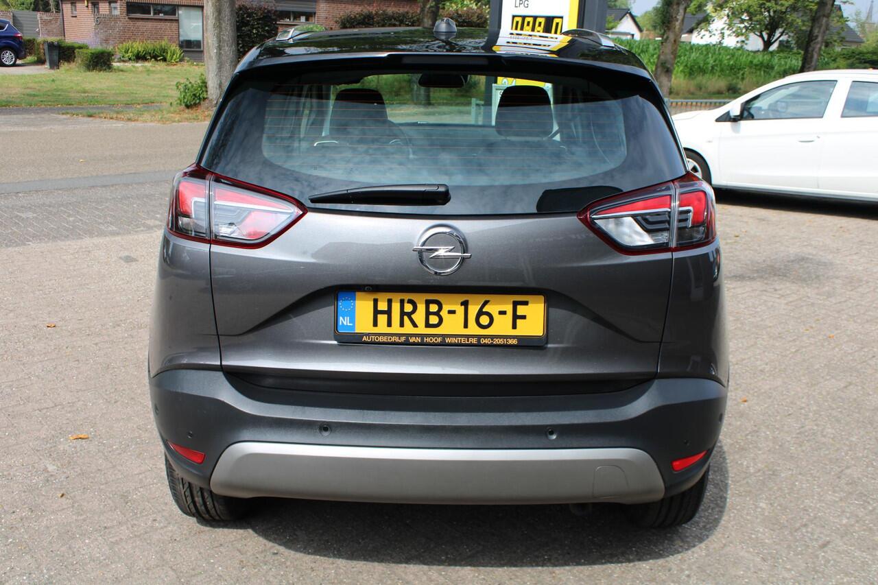 Opel Crossland X 1.2 Turbo Apple/Android Carplay, Achteruitrijcamera, Airco, CC, LED, Leder, NAVI, Parksens. V en A, Bluetooth, 16" LMV