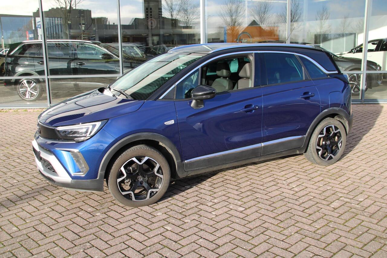 Opel Crossland X 1.2 Turbo 130pk Ultimate Automaat Leer Airco Navi Camera Carplay Uniek!