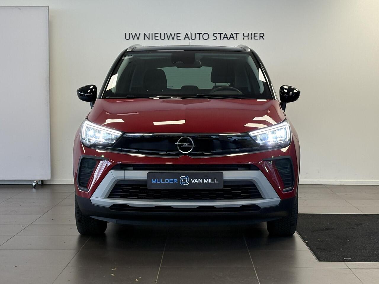 Opel Crossland Elegance 1.2 Turbo 130pk EAT6 | PANODAK | ALL SEASON BANDEN | NAVI | CLIMA | ISOFIX | FULL LED | APPLE CARPLAY / ANDROID AUTO | LM-VELGEN |