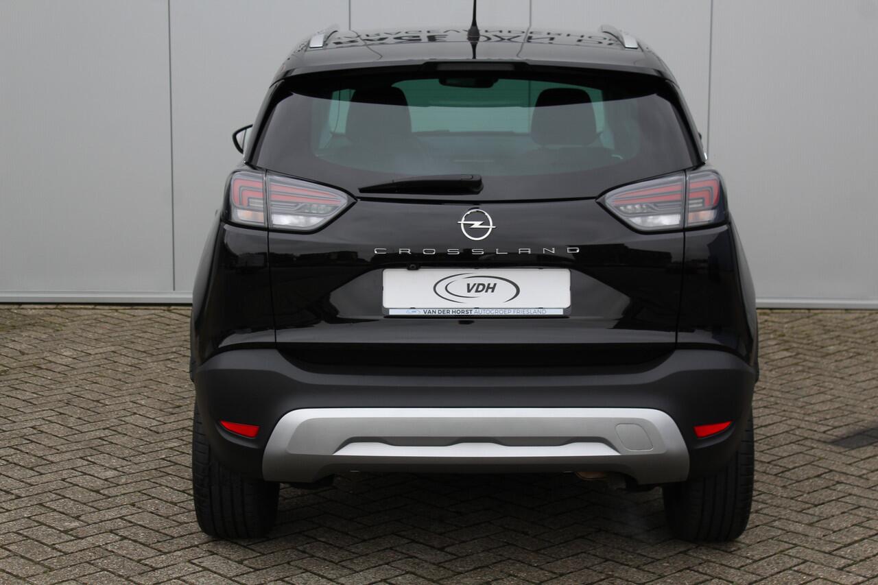 Opel Crossland 1.2 Turbo Elegance Mooie en luxe hoogzitter met weinig km's ! Volautm. airco dual, cruise control, camera, comfortstoelen, metallic lak, LM wielen, navigatie, telefoonvoorb., LED verlichting etc.