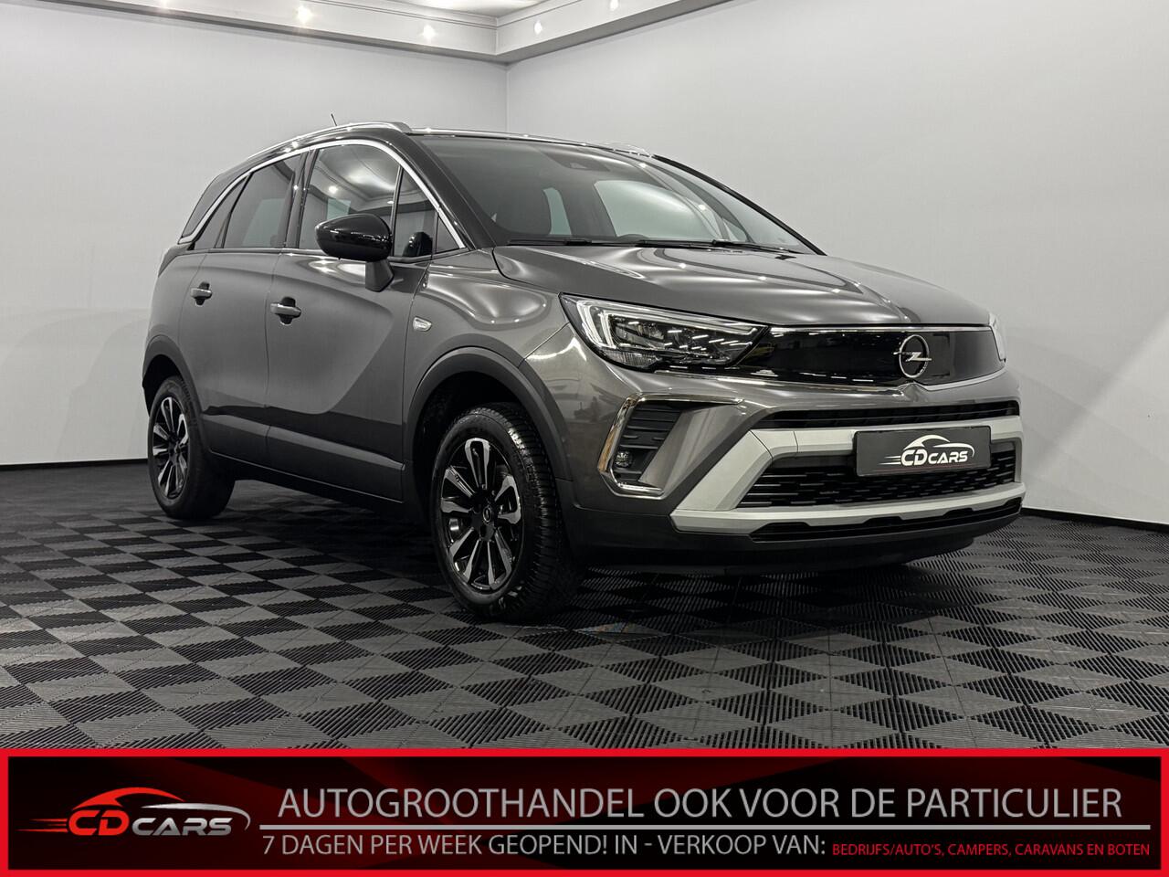 Opel Crossland 1.2 Turbo Elegance Half leder, Winterpakket, Cruise control, Rijstrook correctie, Clima, 2 jaar garantie