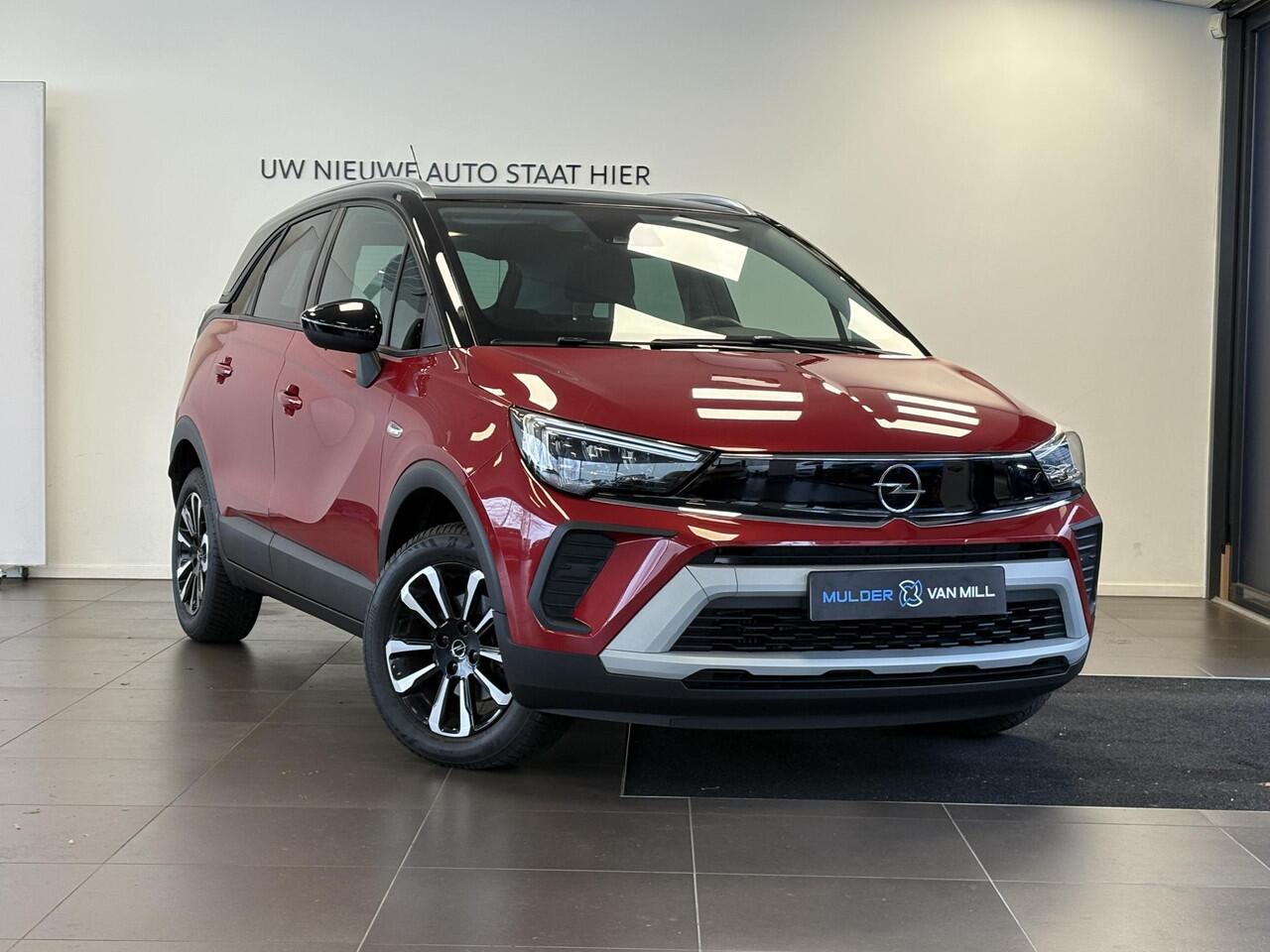 Opel Crossland Elegance 1.2 Turbo 130pk EAT6 | PANODAK | ALL SEASON BANDEN | NAVI | CLIMA | ISOFIX | FULL LED | APPLE CARPLAY / ANDROID AUTO | LM-VELGEN |