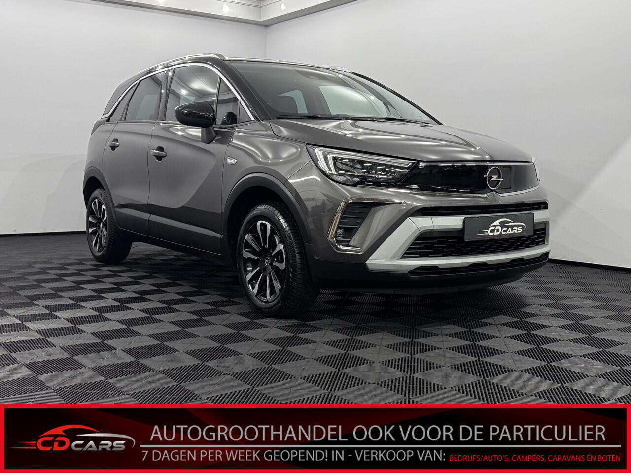 Opel Crossland 1.2 Turbo Elegance 131 PK Half leder, Apple carplay, Rijstrook correctie, Winterpakket, Clima, 2 jaar garantie