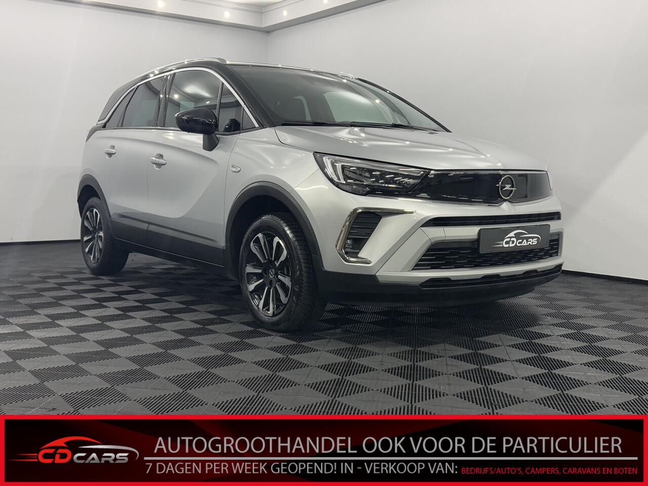 Opel Crossland 1.2 Turbo Elegance Half leder, Clima, Apple carplay, Winterpakket, Cruise control adaptief, 2 jaar garantie