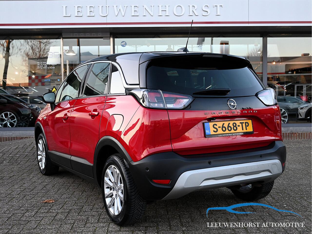 Opel Crossland 1.2 Turbo Elegance automaat, camera, clima, cruise, half leer, stoelverwarming, Apple Carplay