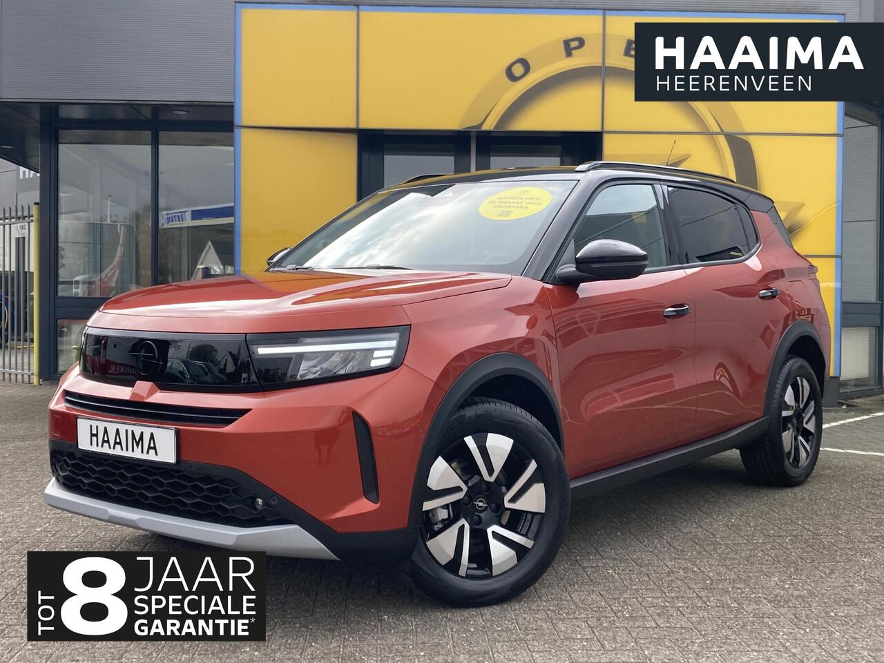 Opel FRONTERA Electric GS 44 kWh | NIEUW | DIRECT LEVERBAAR | Navigatie | Achteruitrijcamera | Cruise Control | Parkeersensoren | Stoel- stuurwiel- voorruitverwarming | Zwart dak