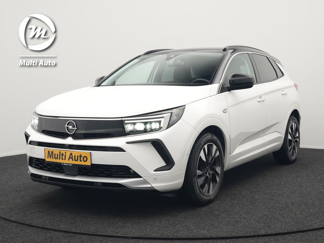 Opel Grandland Turbo Business Elegance 131pk | Camera | Cruise Control | Lederen Sportstoelen Verwarmd | Park Assist | Apple Carplay | Verwarmd Stuur | Navigatie | Virtual | DAB |