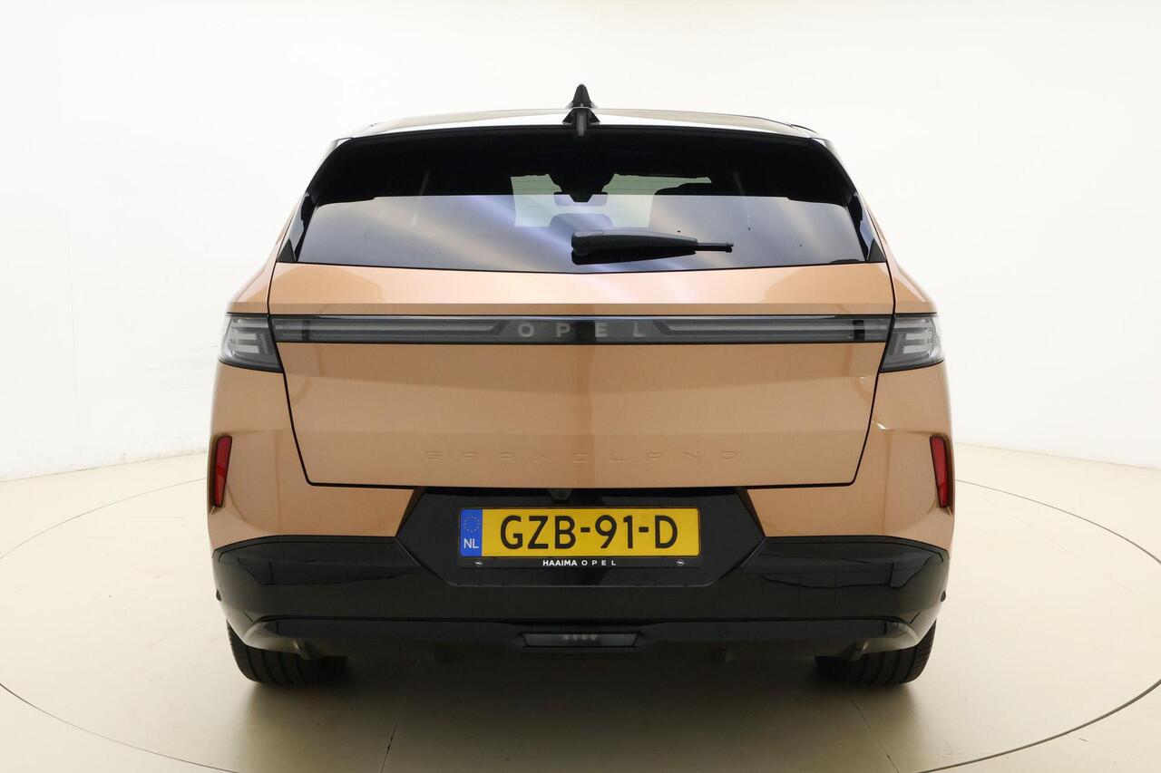 Opel Grandland Electric GS 73 kWh | Navigatie | Glazen schuif/kanteldak | AGR Stoelen | Zwart dak | Keyless | Stoel & Stuurverwarming | Adaptive Cruise control