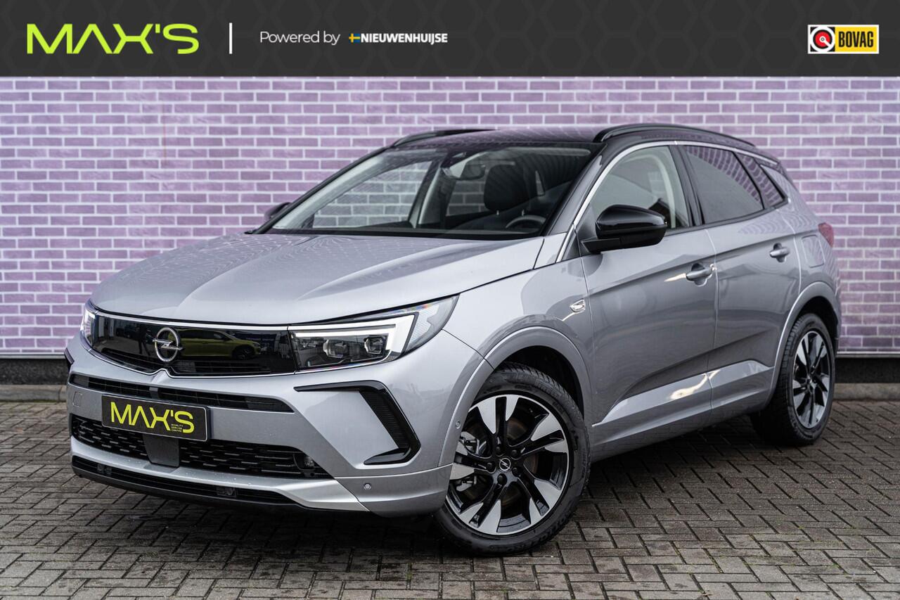 Opel Grandland 1.6 Turbo Plug-In Hybrid GS | Adaptive Cruise Control | Stoel & Stuurwiel Verwarmd | Zwart Dak | Keyless Entry | Half Alcantara Half Leren Bekleding | Apple Carplay | Sfeerverlichting