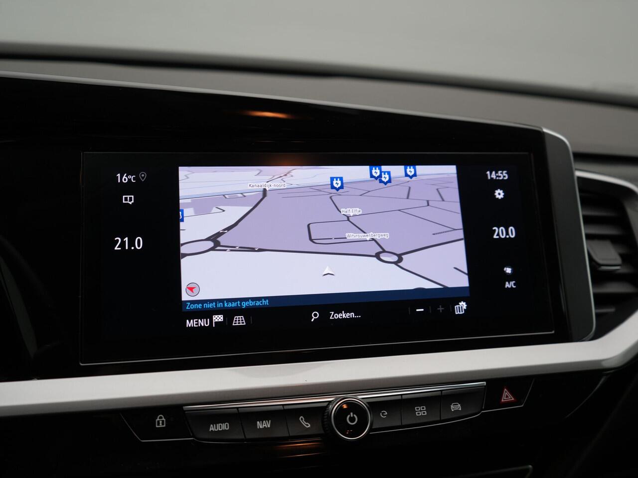 Opel Grandland 1.6 Turbo GS Line NIEUW MODEL Plug In Hybrid 225pk Dealer O.H PHEV | Adaptive Cruise | 360 Camera | Matrix LED | Black Optic | Alcantara Sporstoelen Verwarmd | Apple Carplay | Sfeerverlichting | Navigatie | Virtual | DAB | 18"L.M |