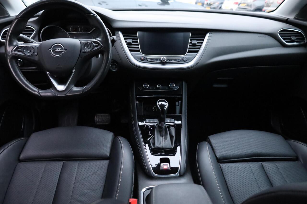 Opel Grandland X 1.2 Turbo LEER+MEMORY STOELKOELING/VERWARMING 360-CAMERA DAB CARPLAY STUURVERWARMING NAVI 2xPDC DUO-TONE 18"LMV