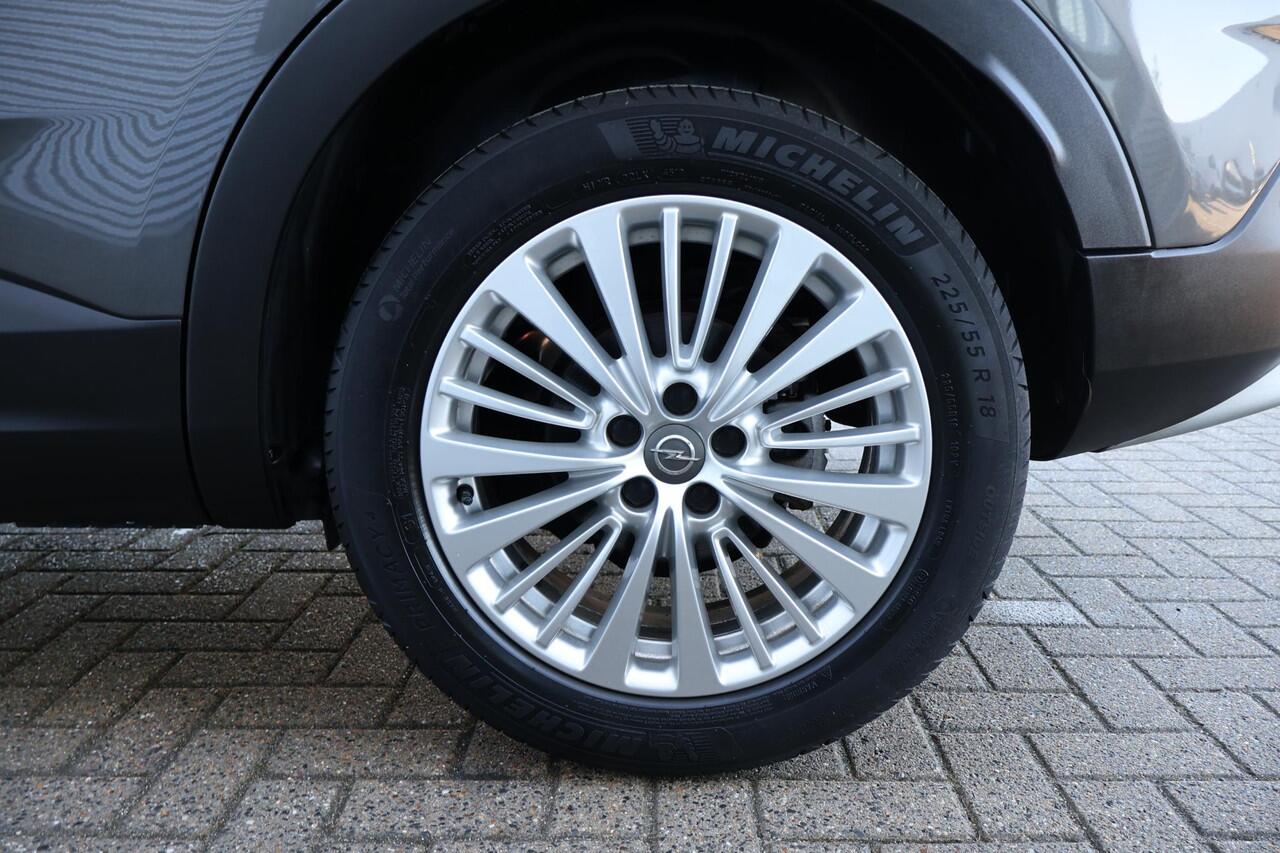 Opel Grandland X 1.2 Turbo Innovation 1e Eigenaar | Volledig Onderh | BTW | NL-Auto | Camera | Navi | Carplay | Elek Klep | Climate | Cruise | DAB | Full Led | Keyless | Bots | PDC |