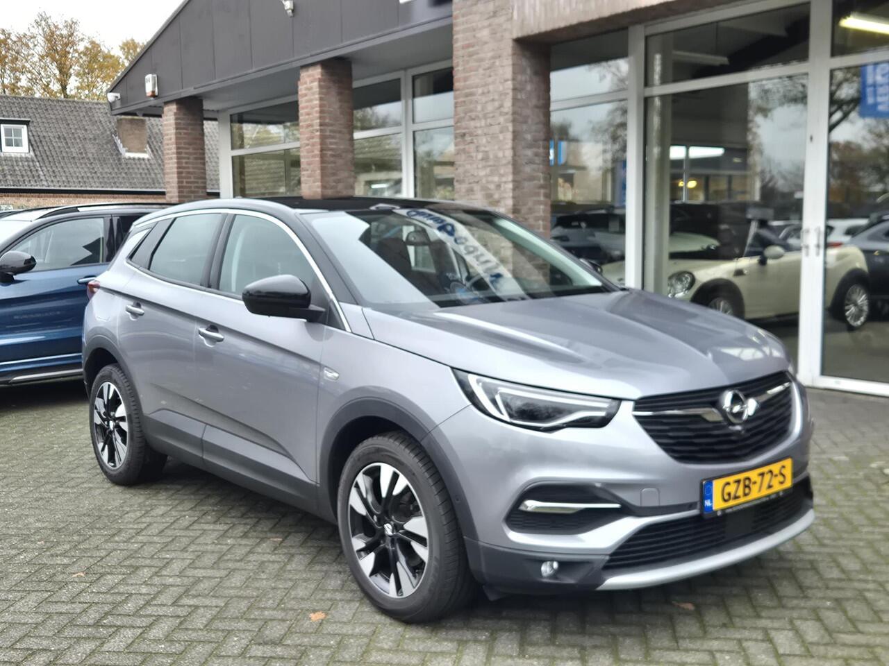 Opel Grandland X 1.2 Turbo LEER+MEMORY STOELKOELING/VERWARMING 360-CAMERA DAB CARPLAY STUURVERWARMING NAVI 2xPDC DUO-TONE 18"LMV
