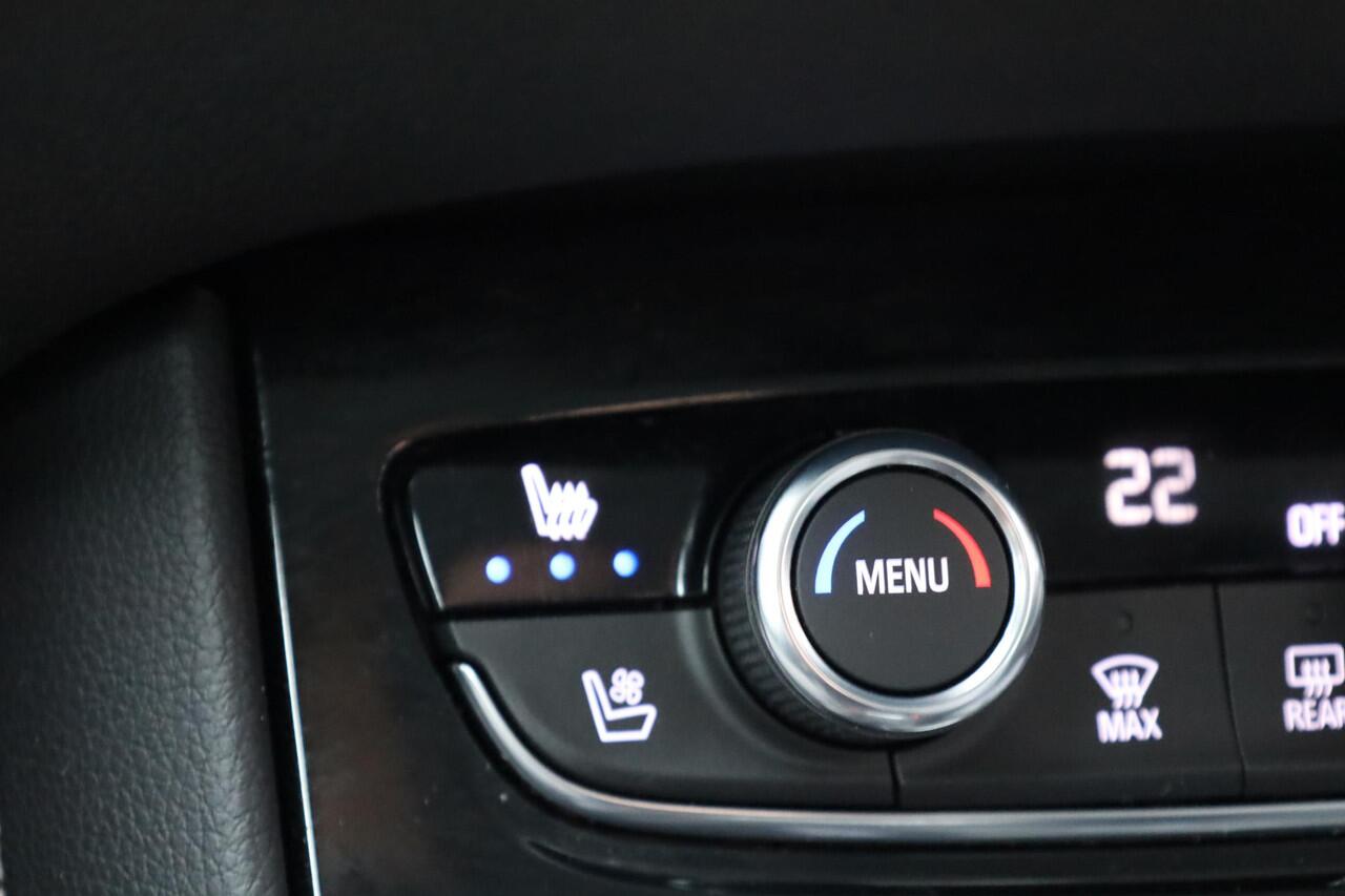 Opel Grandland X 1.2 Turbo LEER+MEMORY STOELKOELING/VERWARMING 360-CAMERA DAB CARPLAY STUURVERWARMING NAVI 2xPDC DUO-TONE 18"LMV