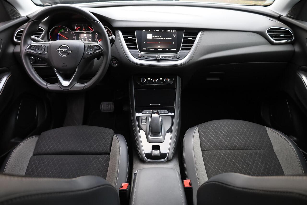 Opel Grandland X 1.6 Turbo Hybrid Ultimate PHEV CARPLAY HALF-LEER 2xPDC CRUISE NAVI CLIMA 18"LMV+ALL-SEASONS! ELEC.ACHTERKLEP ENZ.