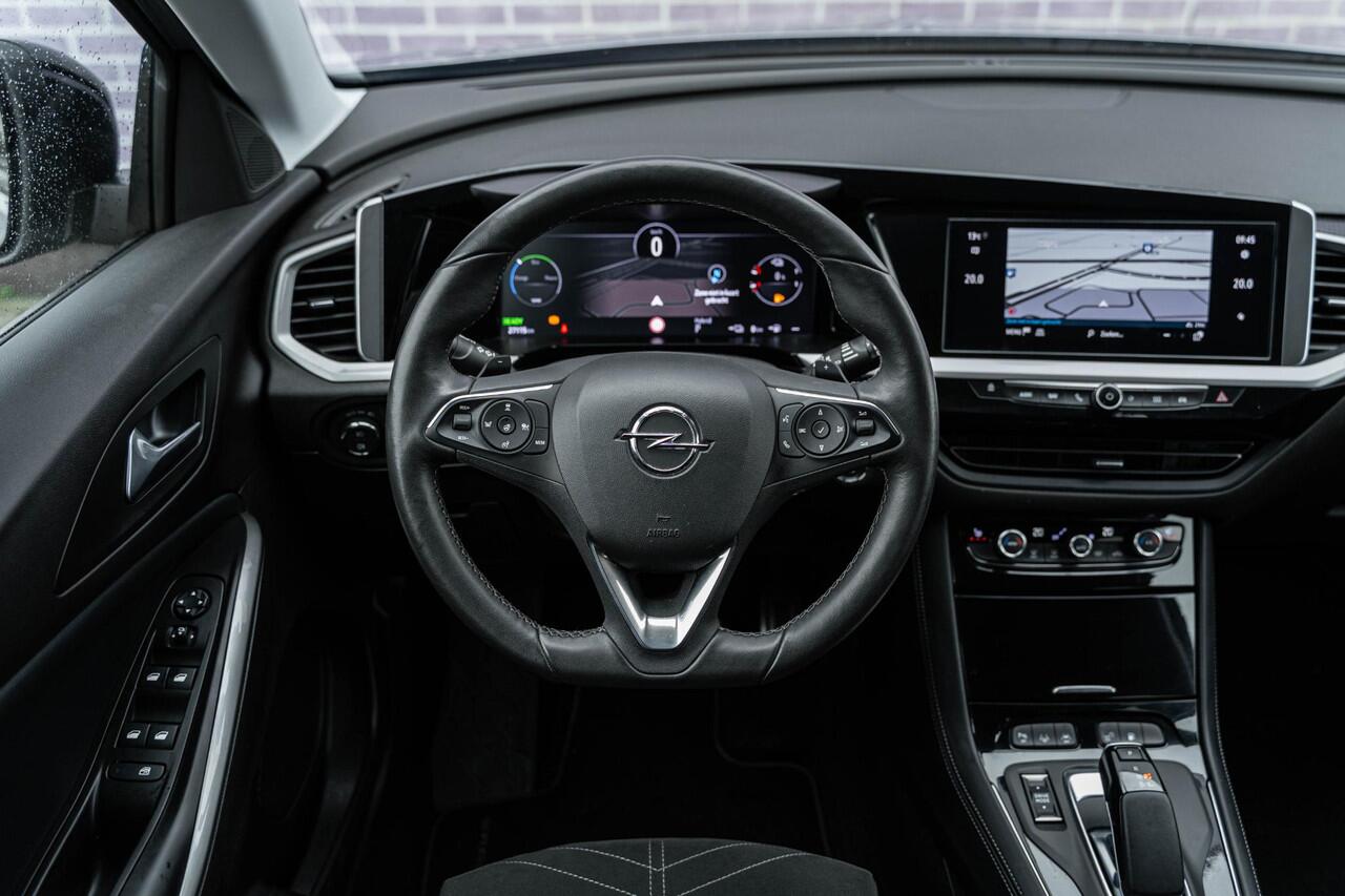 Opel Grandland 1.6 Turbo Plug-In Hybrid GS | Adaptive Cruise Control | Stoel & Stuurwiel Verwarmd | Zwart Dak | Keyless Entry | Half Alcantara Half Leren Bekleding | Apple Carplay | Sfeerverlichting