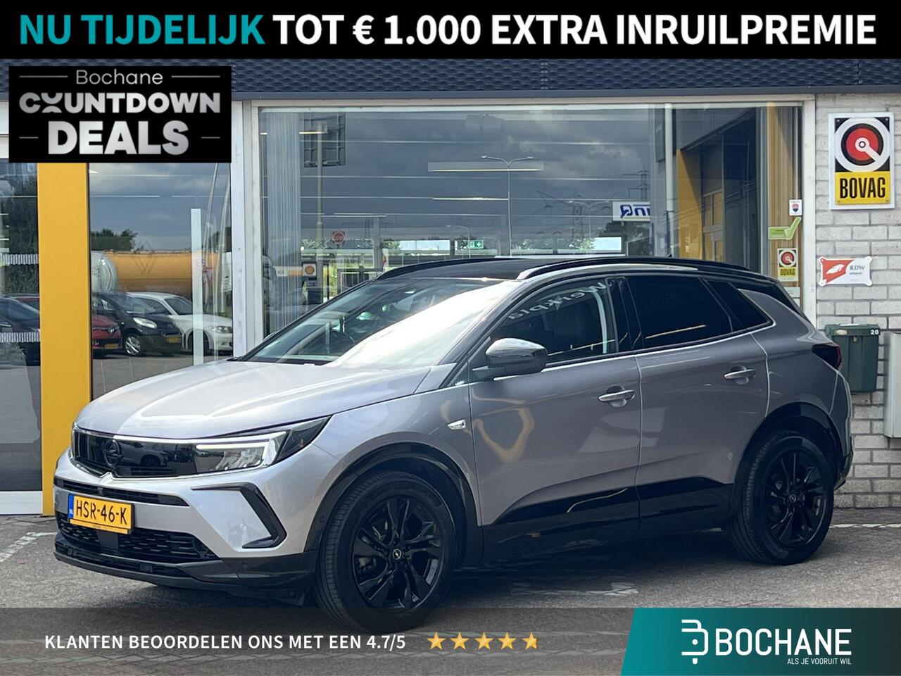 Opel Grandland 1.2 Turbo GS | Rondom zicht camera | Navigatie | Climate Control | DAB | LED | Cruise Control | Lichtmetaal |