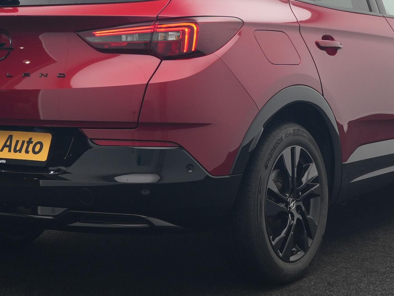 Opel Grandland 1.6 Turbo GS Line NIEUW MODEL Plug In Hybrid 225pk Dealer O.H PHEV | Adaptive Cruise | 360 Camera | Matrix LED | Black Optic | Alcantara Sporstoelen Verwarmd | Apple Carplay | Sfeerverlichting | Navigatie | Virtual | DAB | 18"L.M |