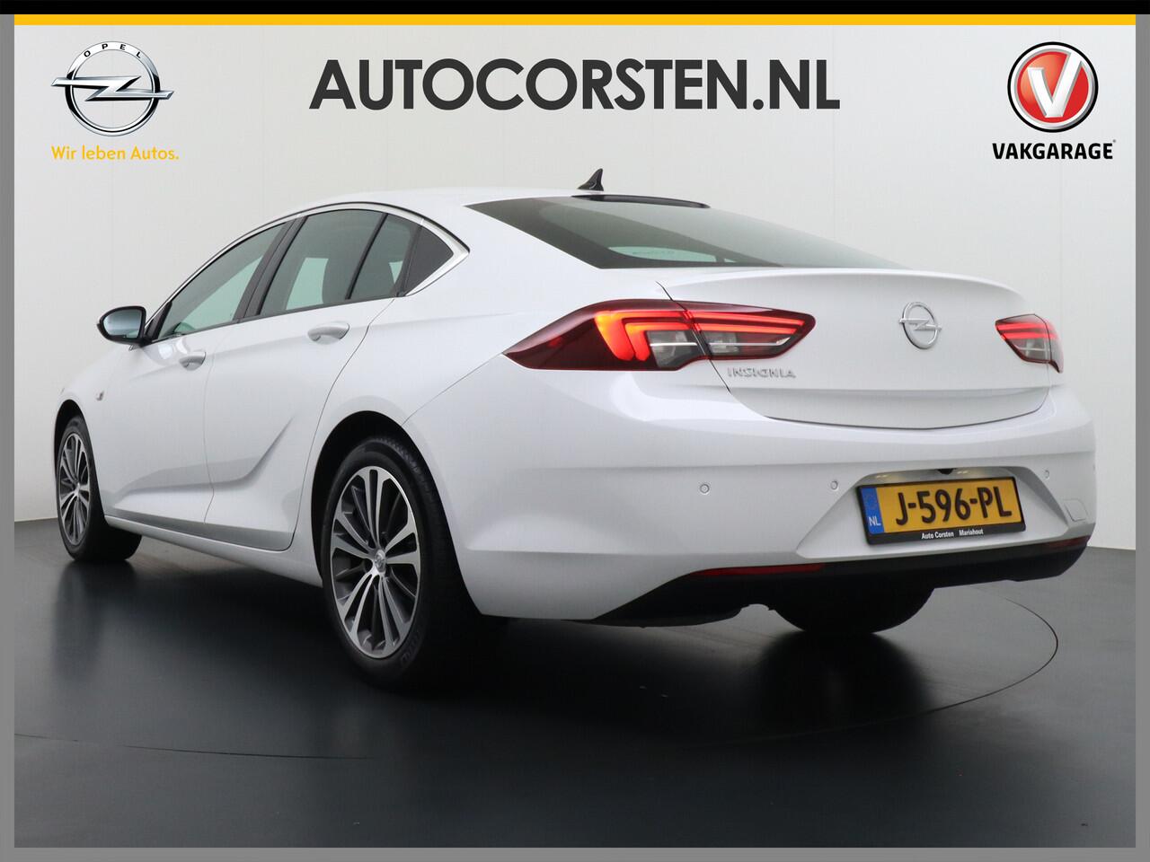 Opel INSIGNIA Grand Sport 1.5T 165PK Leder AGR-Comfort Stoelen Camera Navi Apple Carplay Android Pdc Trekhaak LED Ecc Cruise Control Business Executive Regen-Lichtsensor Sensor dodehoek Verkeersbordlezer Rijstrooksensor 1e Eigenaar Origineel Nederlandse Auto