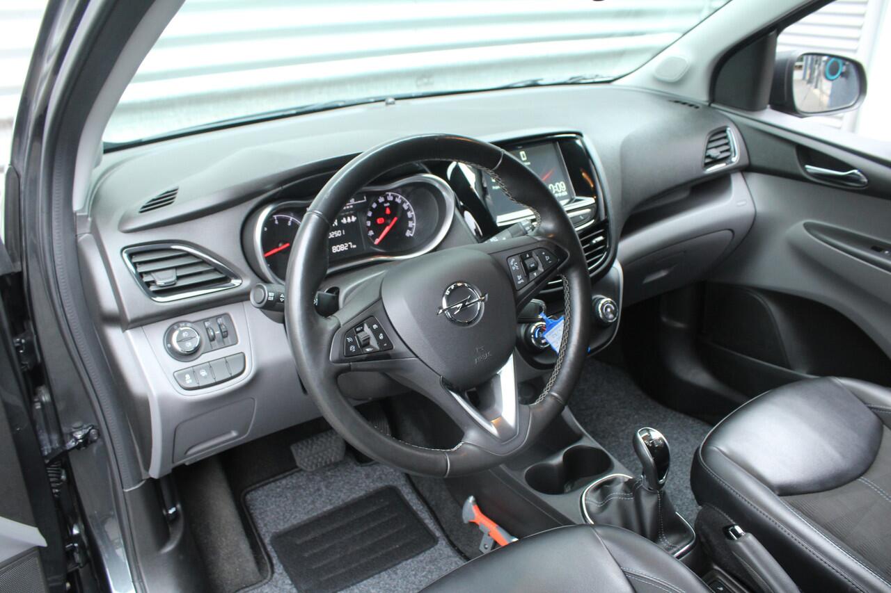 Opel KARL 1.0 ecoFLEX 75pk Innovation AUTOMAAT NL-Auto NAP Clima Cruise Carplay Leder 15"LMV Stoelverwarming