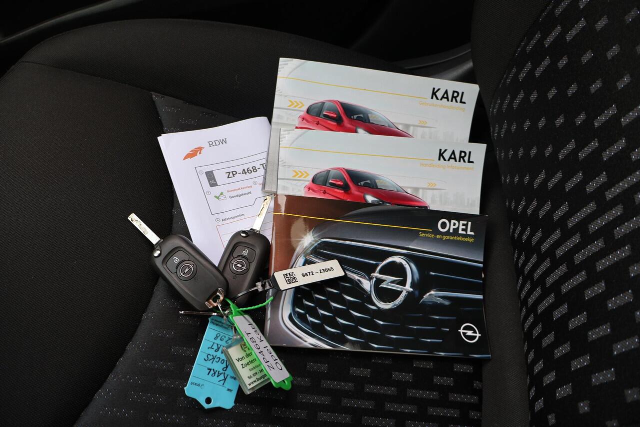 Opel KARL 1.0 Rocks Online Edition NL-Auto | 1e Eigenaar | Dealer Onderh | BTW | Navi | Airco | Carplay | DAB | Cruise | LMV | Led | PDC | Start/Stop | Hill-Hold